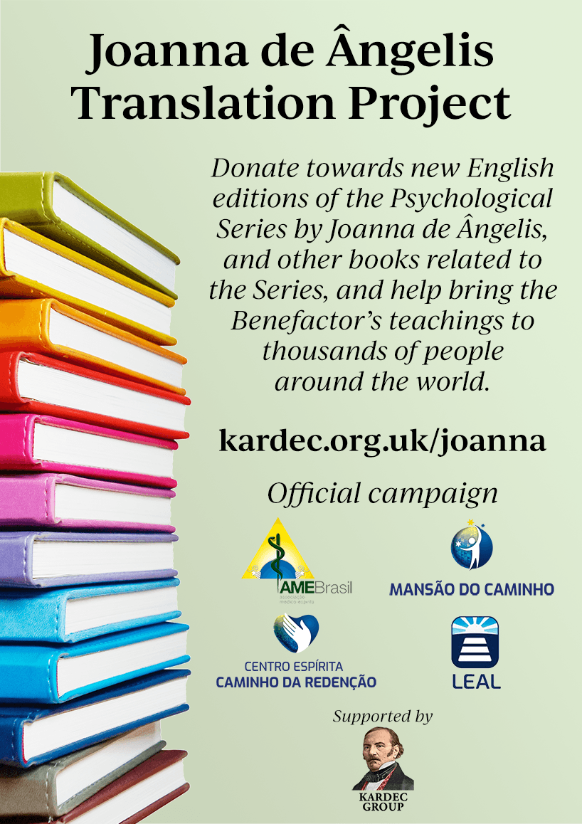 Joanna de Ângelis Translation Project / Projeto de tradução – Kardec Group