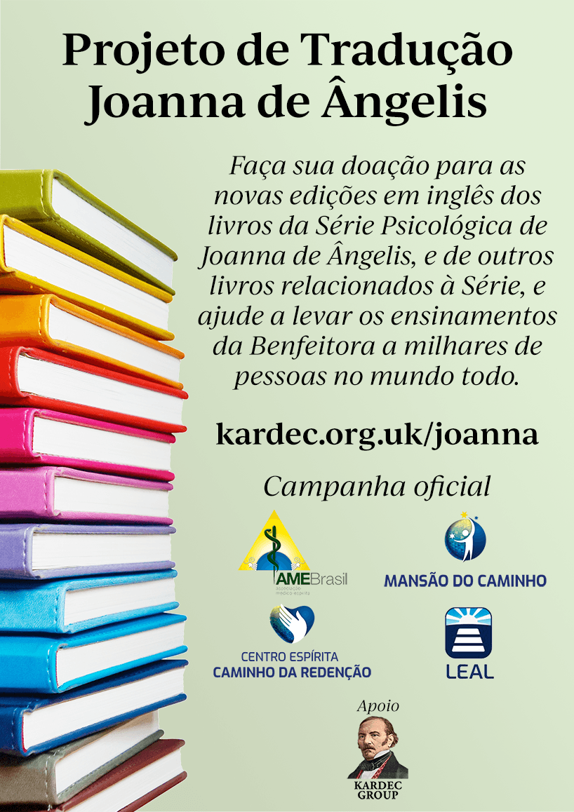 Joanna de Ângelis Translation Project / Projeto de tradução – Kardec Group